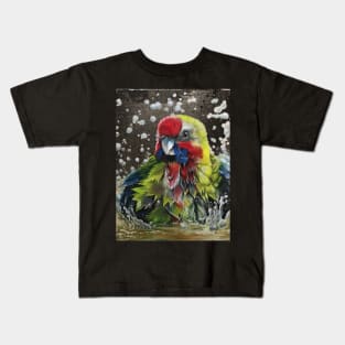 Australian Rosella Bathing Kids T-Shirt